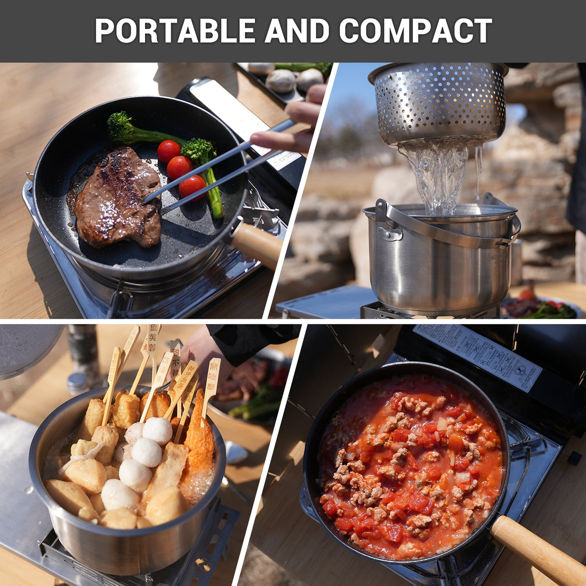 KingCamp Stainless Steel Cookware Set – KingCamp Outdoors