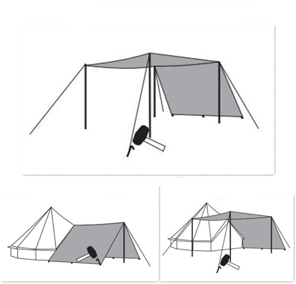 KingCamp KHAN PLUS Camping Tent Tarp Shelter