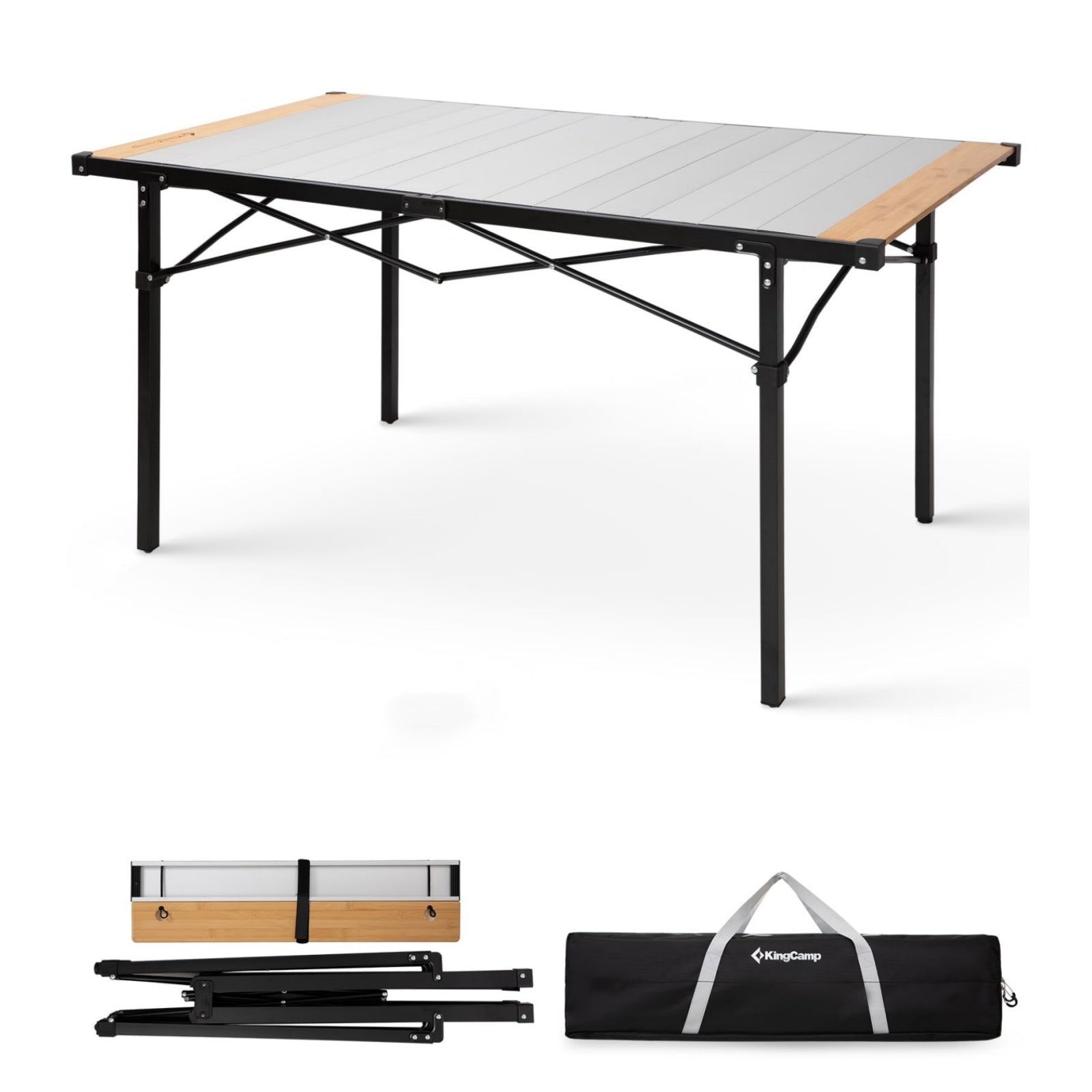 KingCamp GRANITE PRO XL Folding Aluminum Table