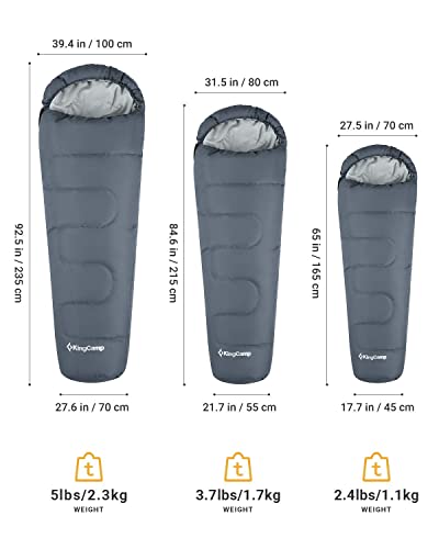 KingCamp Track 300 Mummy Sleeping Bag