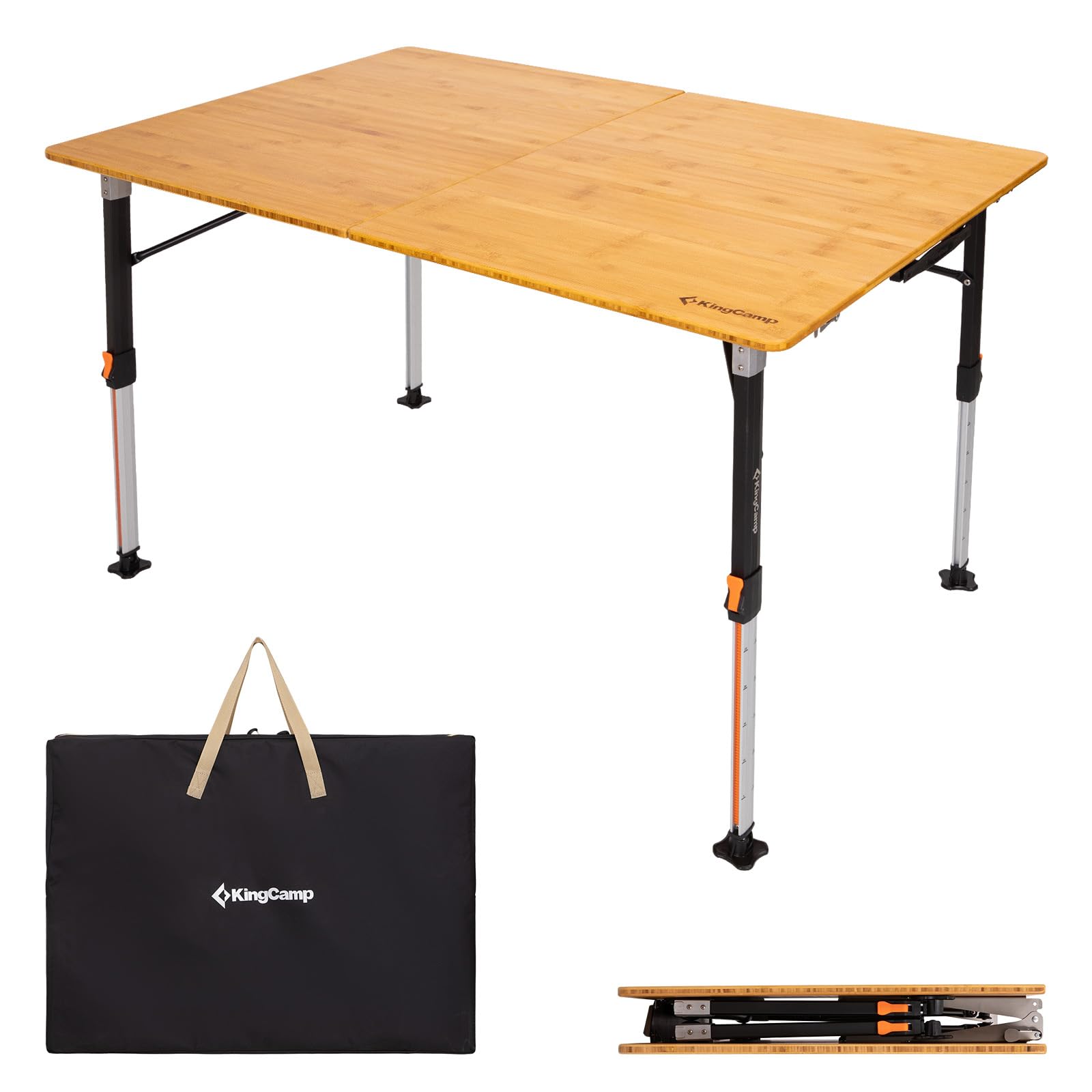 KingCamp BAMBOO Folding Camping Table Pro