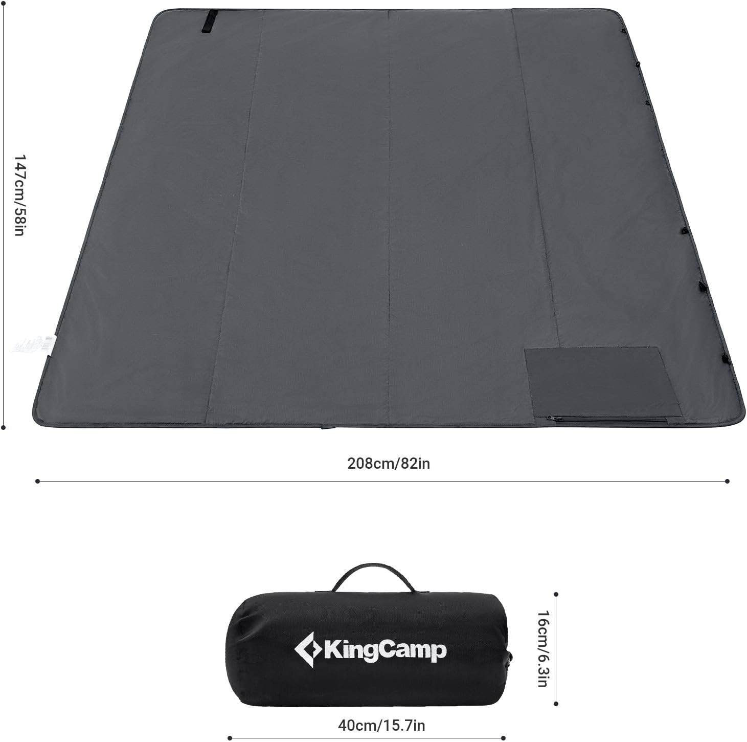 KingCamp Sandproof Waterproof Picnic Blanket Beach Mat