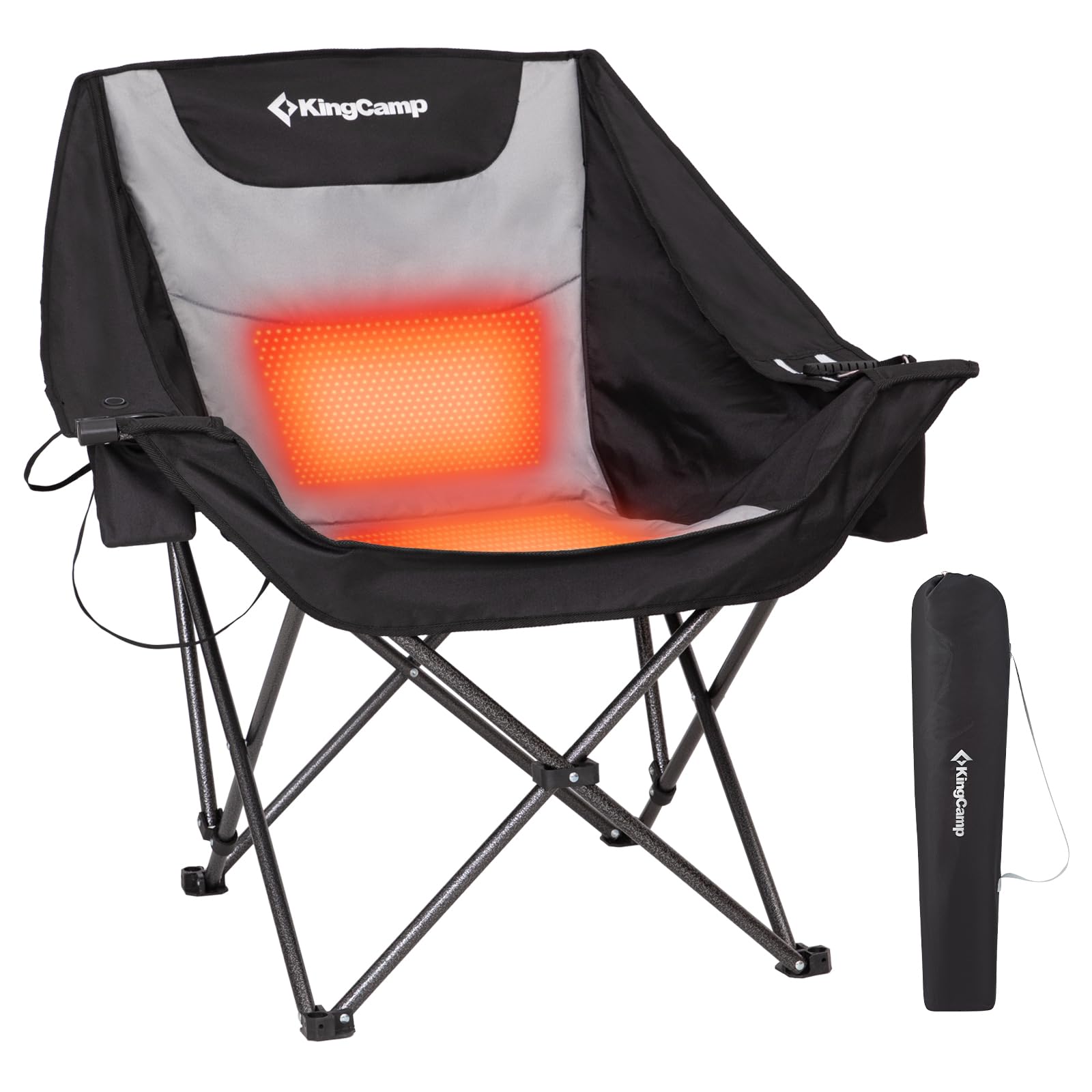 KingCamp CANNA C10 PLUS Heated Padded Camping Chair