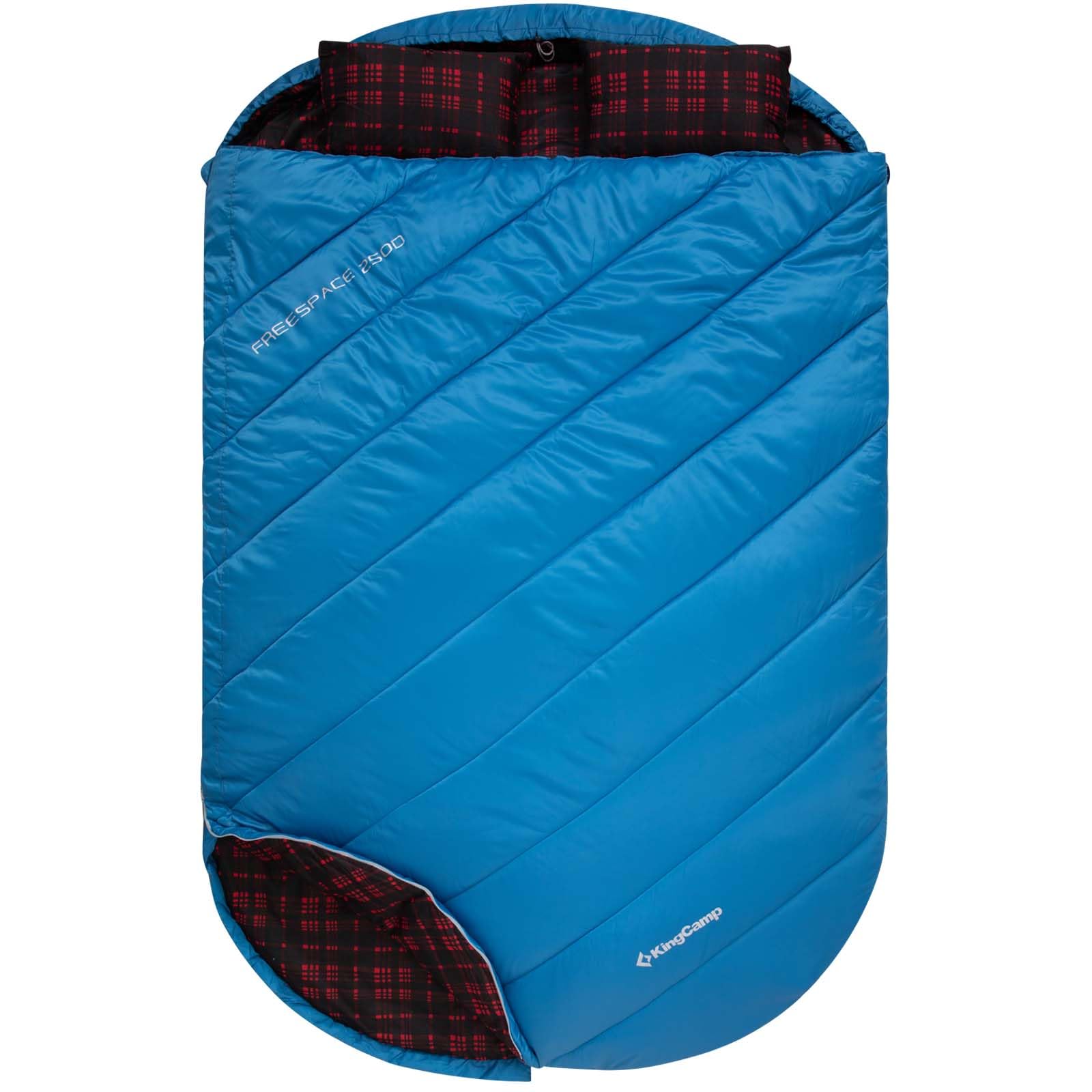 KingCamp FREESPACE 250D Flannel Lined Double Sleeping Bag