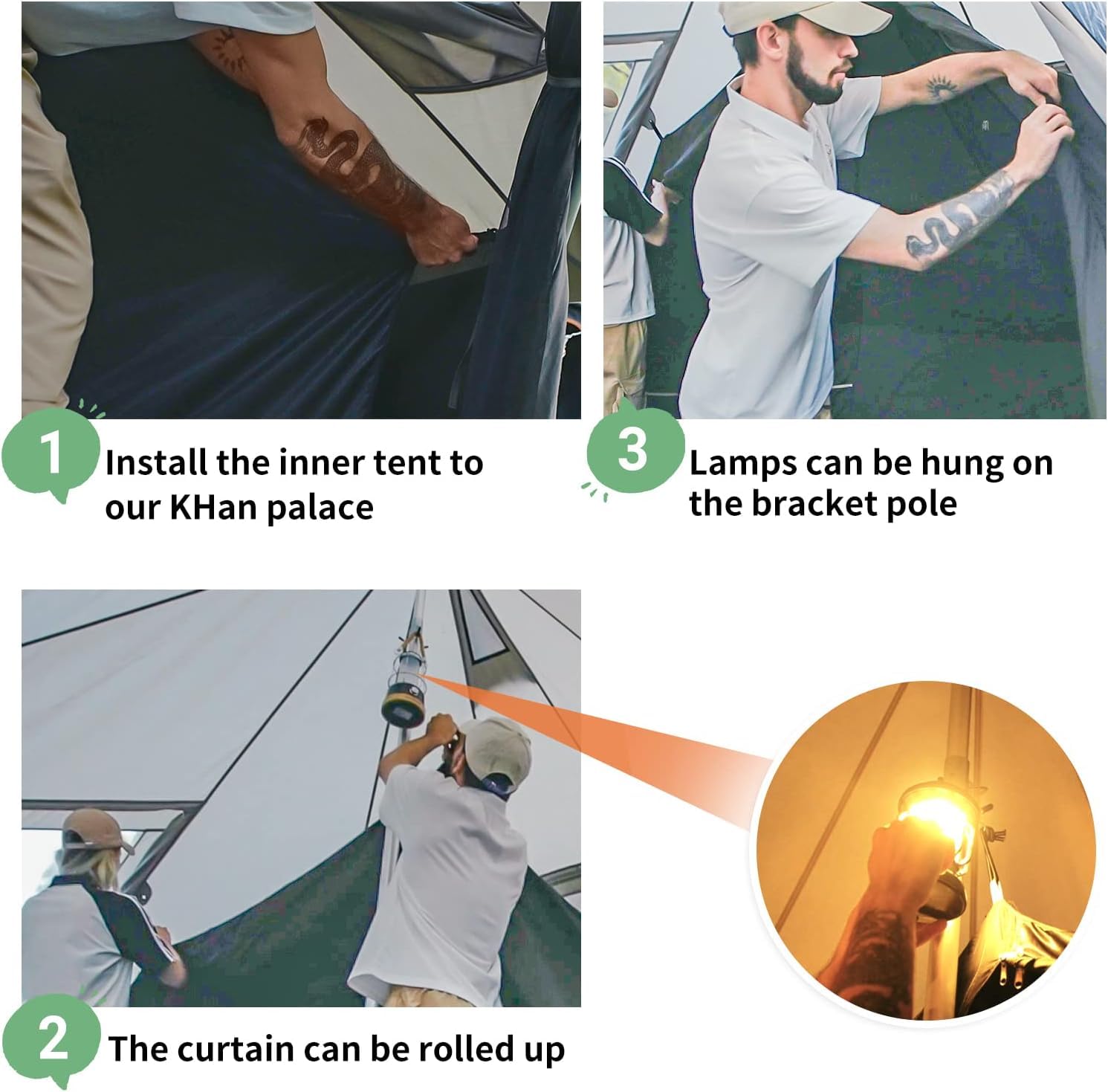 KingCamp Inner for KHAN Palace Tent