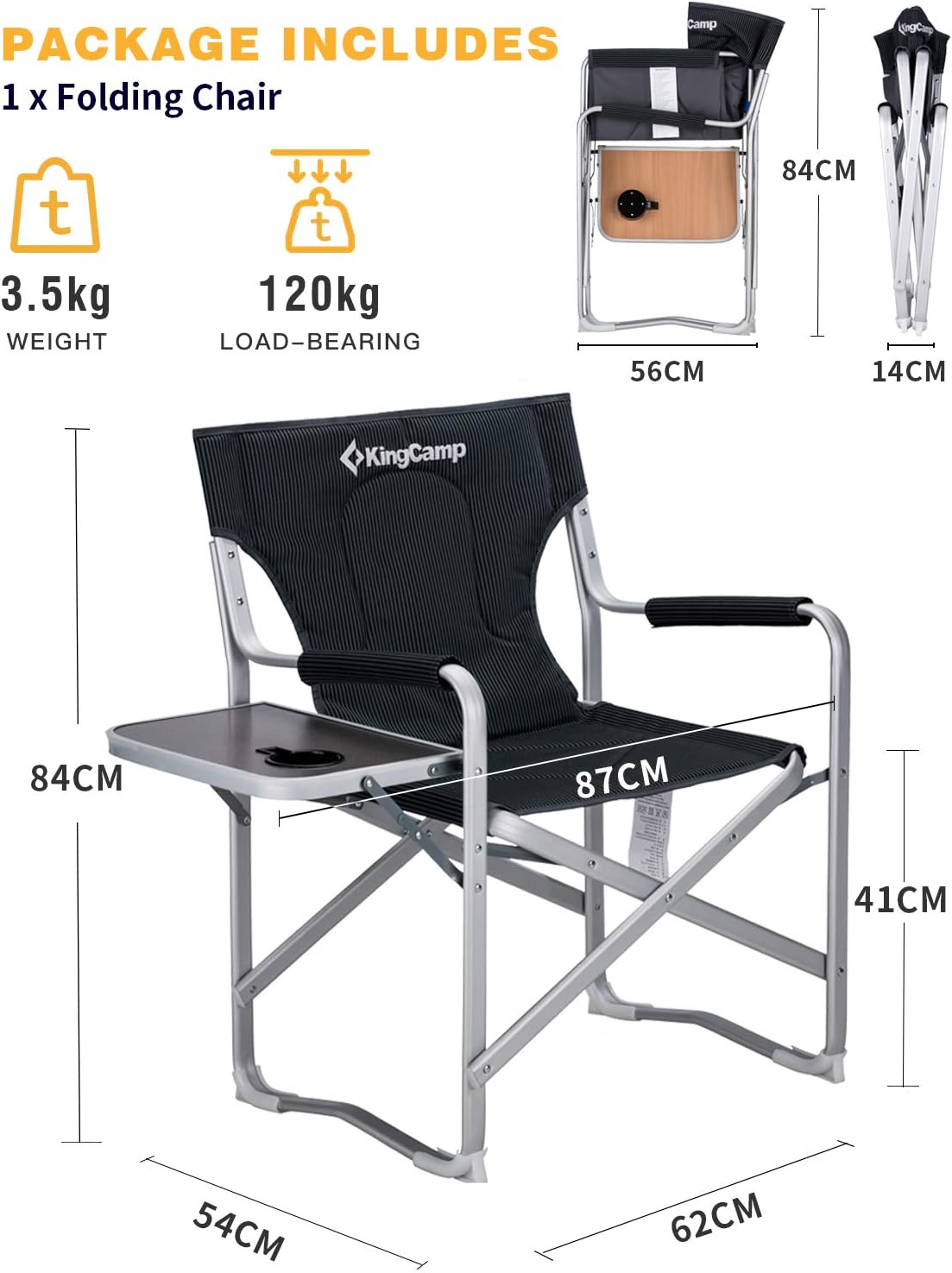 KingCamp Timeless Aluminum Tube Camping Chair