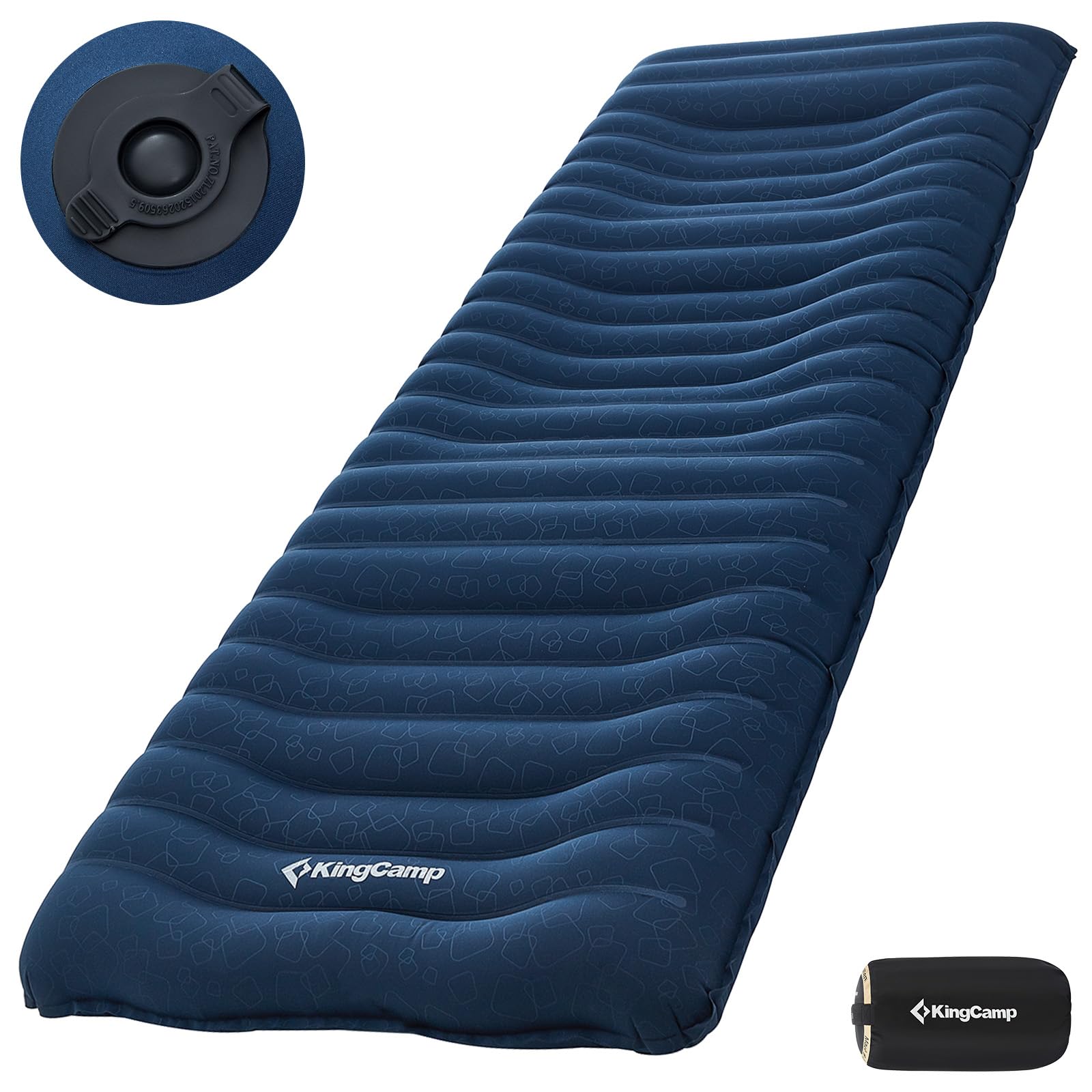 KingCamp DELUXE Anti-Rollover Camping Mattress Single/ Double