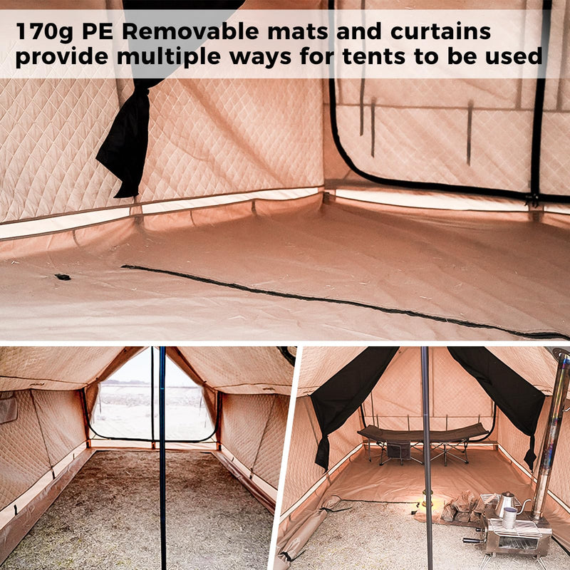 KingCamp MOUNTAIN IN C4 4-Season Quilted Cabin Tent