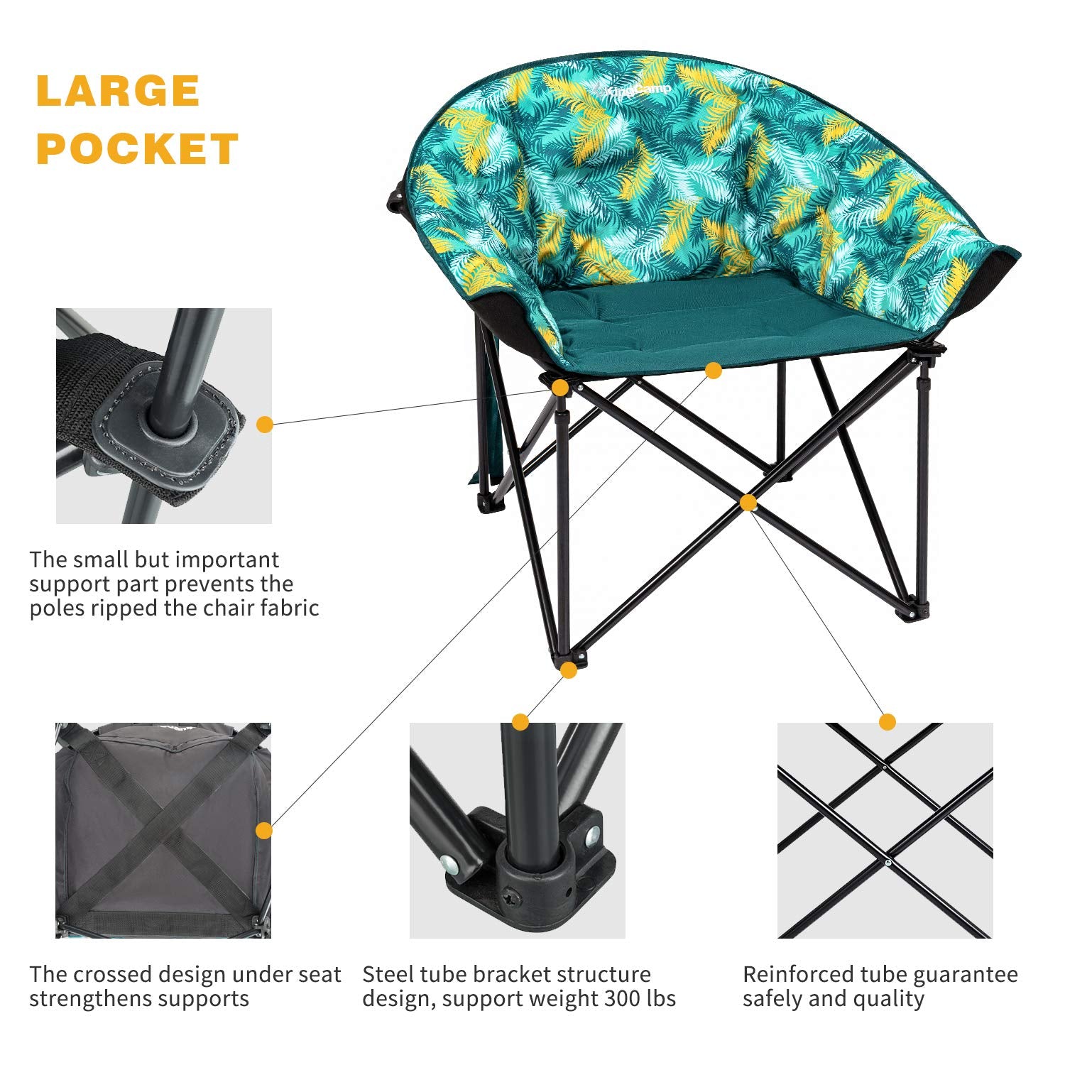 KingCamp Moon Saucer Leisure Camping Chair