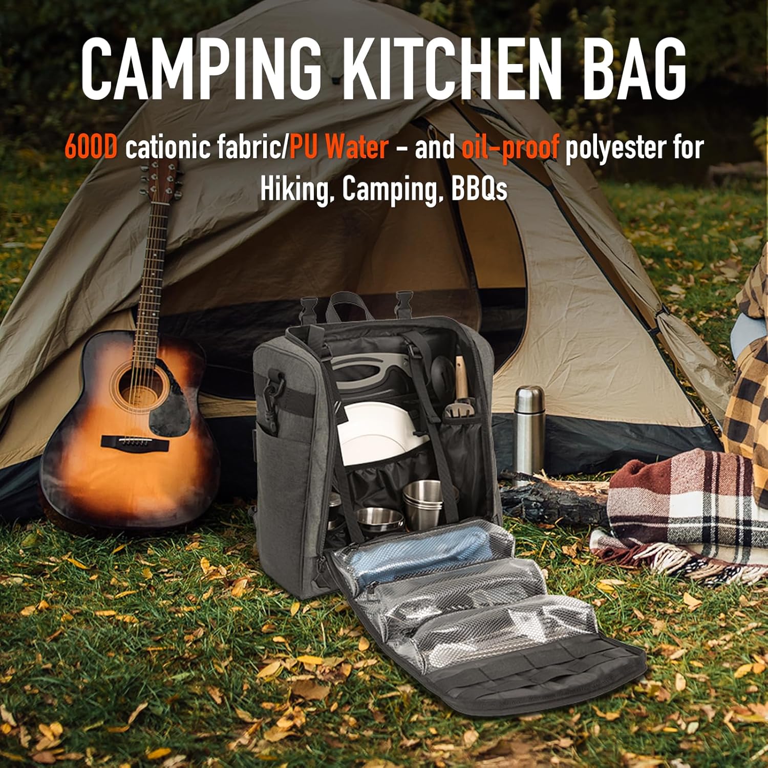 KingCamp Camping Cooking Utensils Bag