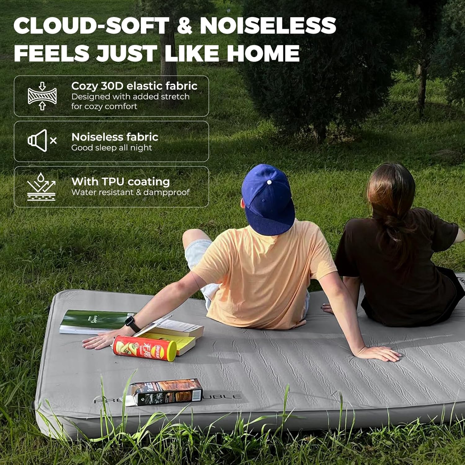 KingCamp PREMIUM DOUBLE Self-Inflating Sleeping Pad