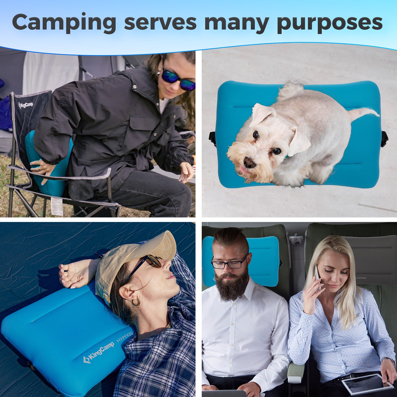 KingCamp HYPNOS Inflatable Camping Pillow