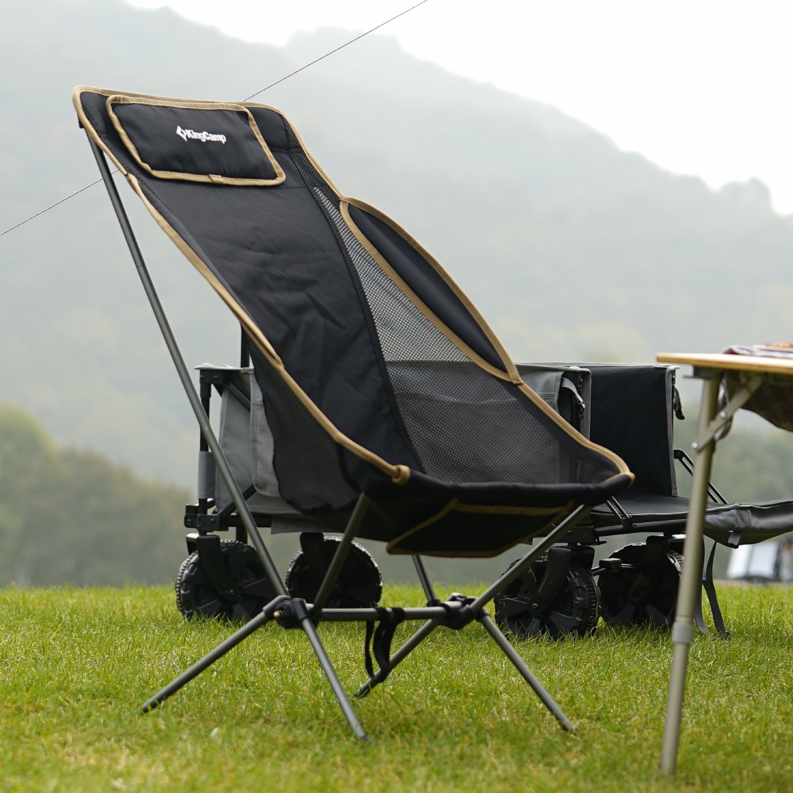 KingCamp Adjustable High Back Ultralight Camping Chair