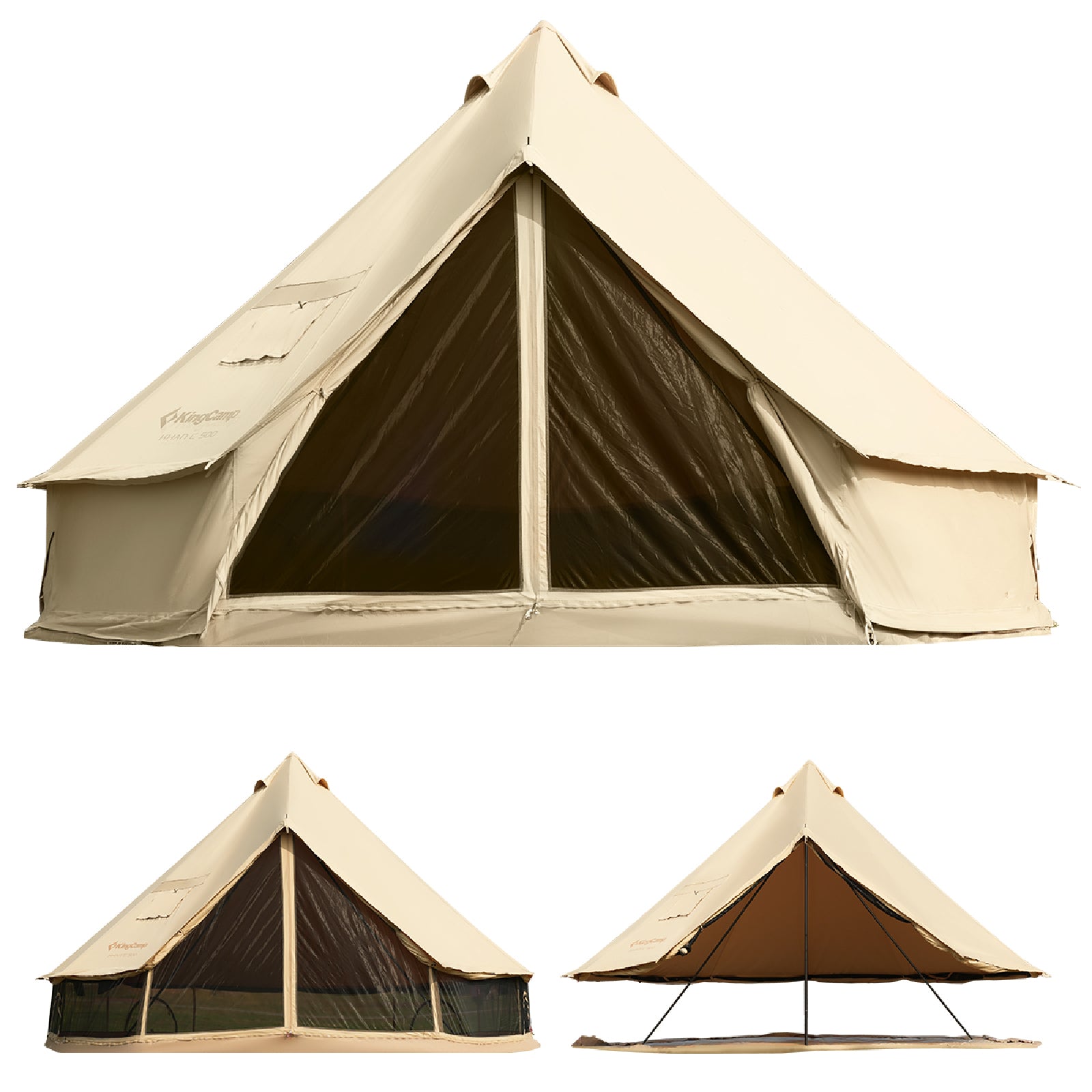 KingCamp KHAN X 400/500 4-Season Bell Tent