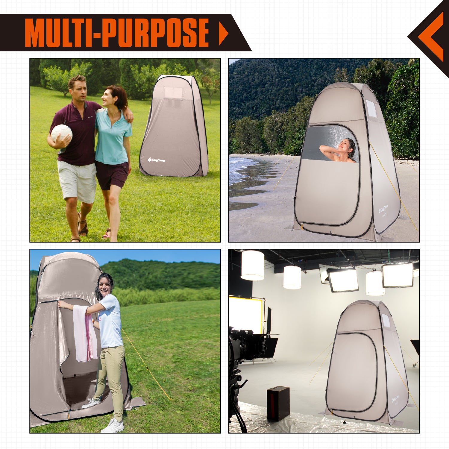 KingCamp COMO Portable Showers & Privacy Tent