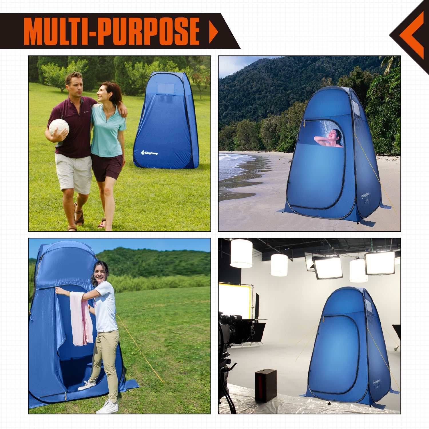 KingCamp COMO Portable Showers & Privacy Tent