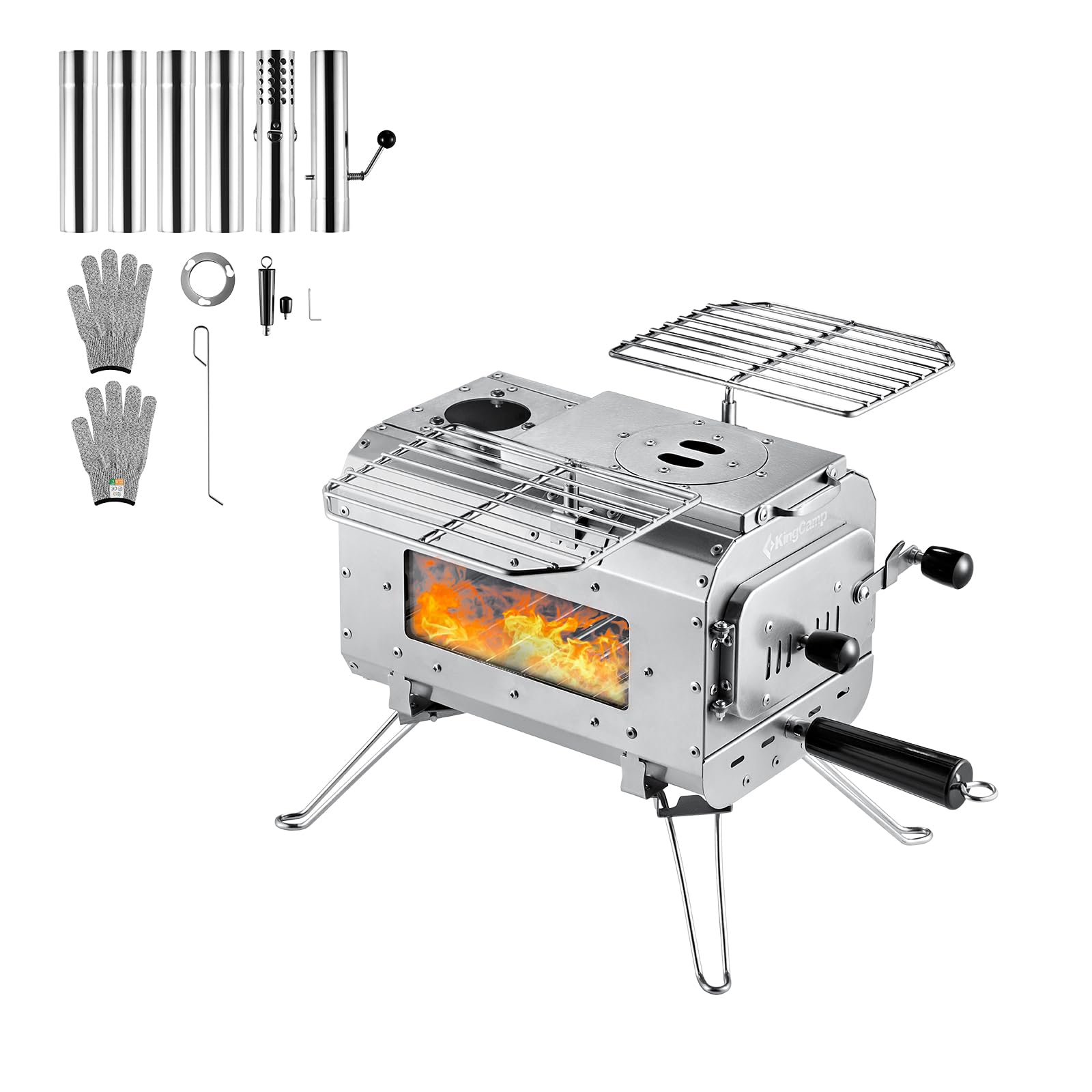 KingCamp Hot Tent Kit & Stove Bundle