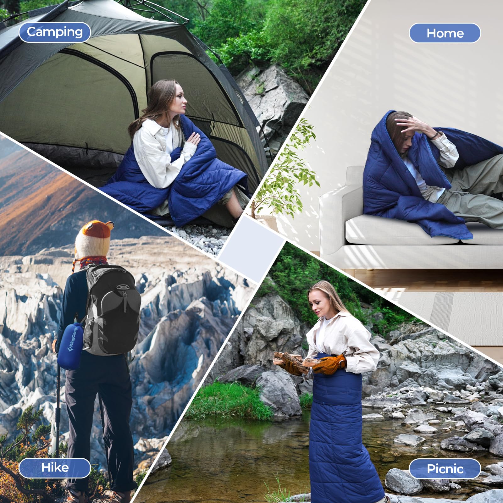 KingCamp BLANKET SMART 150 Camping Blanket