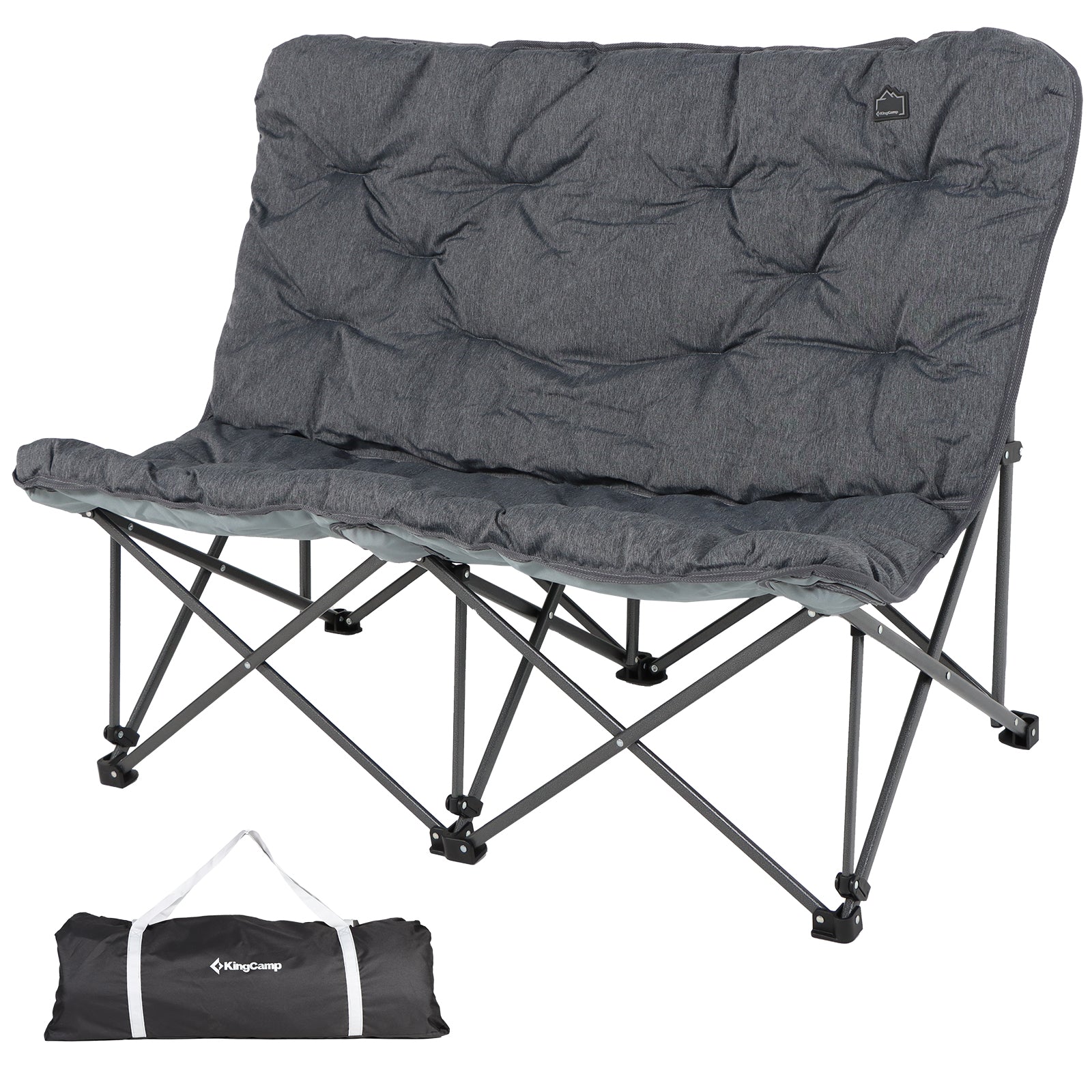 KingCamp LEMON C20 Oversized Padded Double Chair