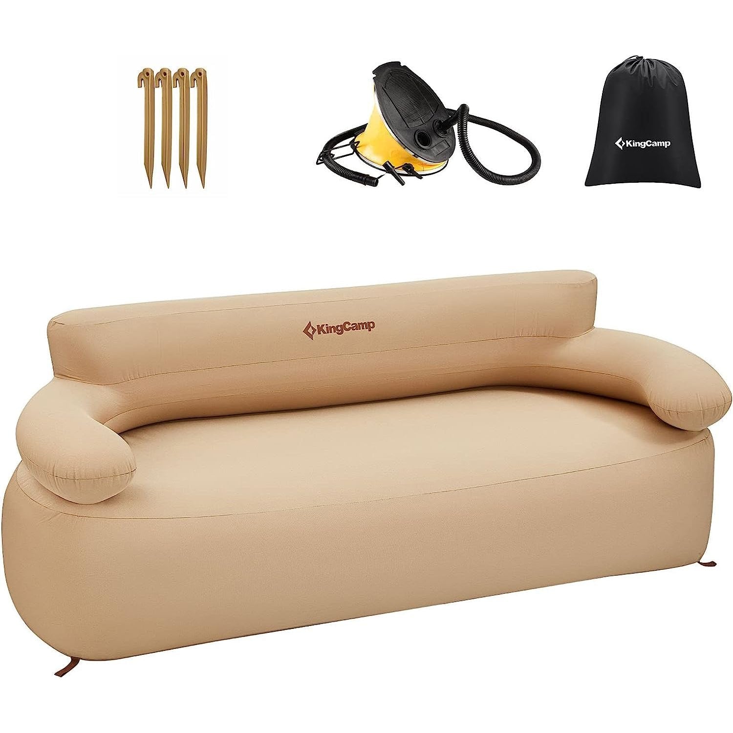 KingCamp Cozy Christmas Lounge Bundle with Sofa & Blanket