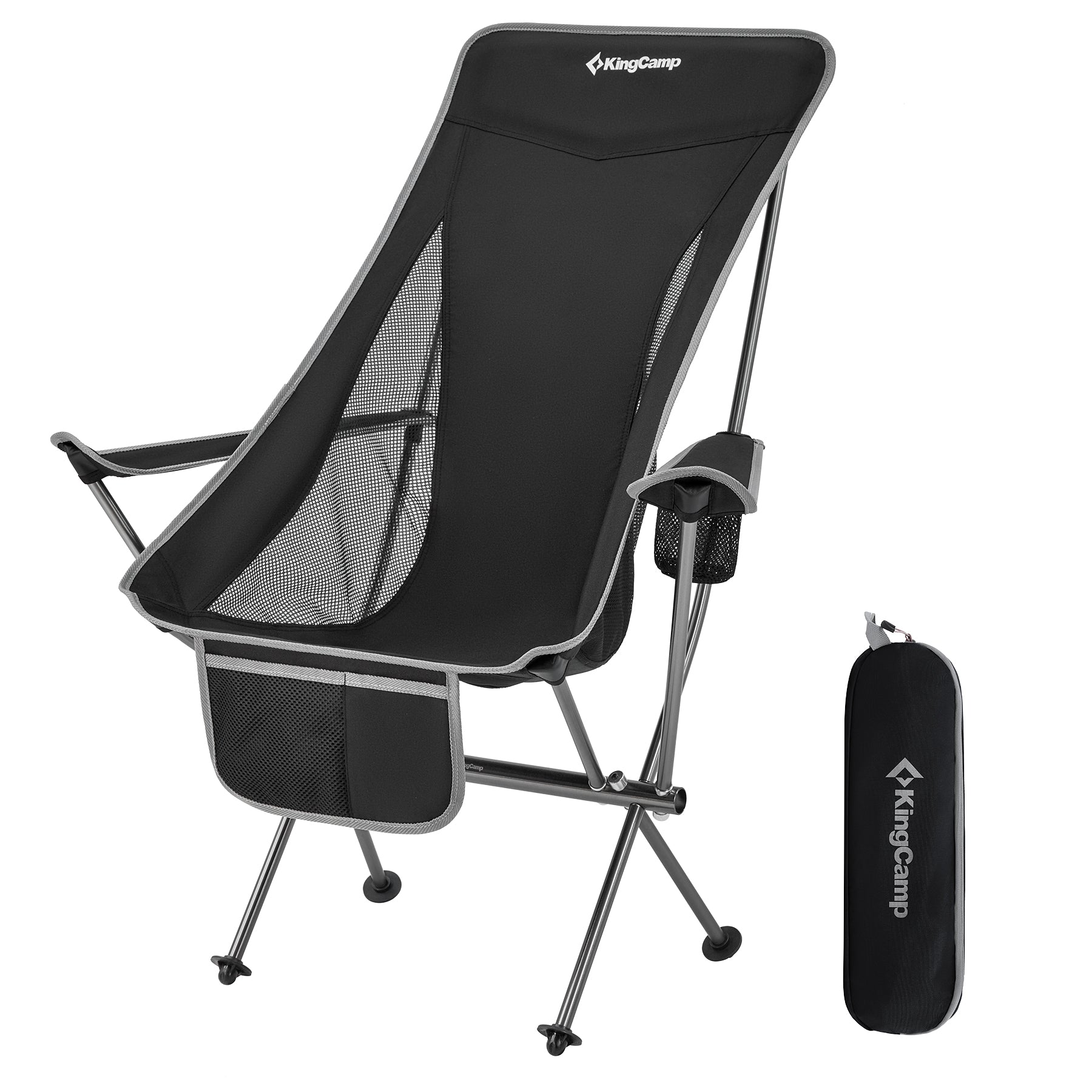 G4Free Upgraded Lightweight Portable Camping Chair Outdoor Folding High Back
