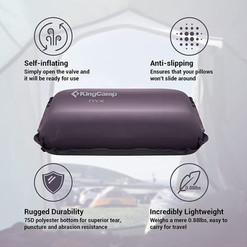 KingCamp Outdoor Self-inflating Neck & Lumbar Support Pillow – KingCamp  Outdoors